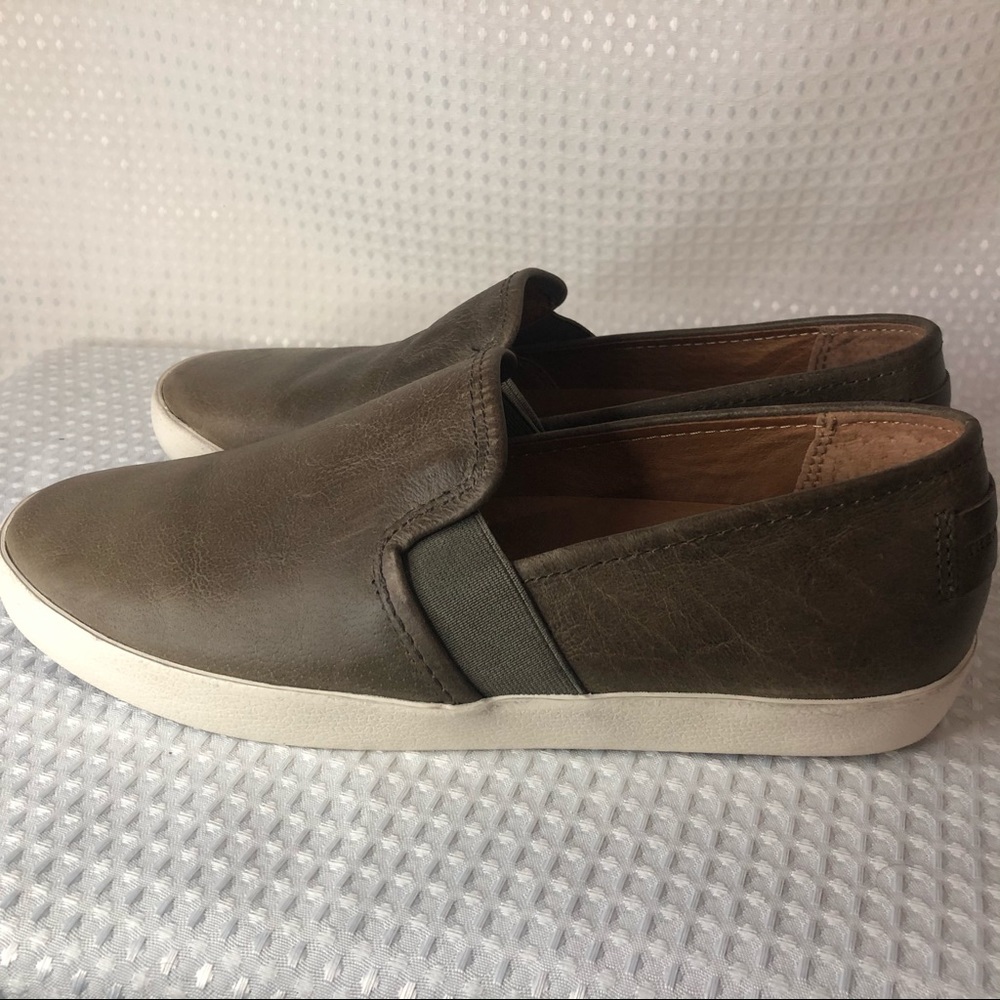 Frye Dylan Loafers Slip Ons Flats Ash 7.5